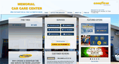 Desktop Screenshot of memorialcarcare.com